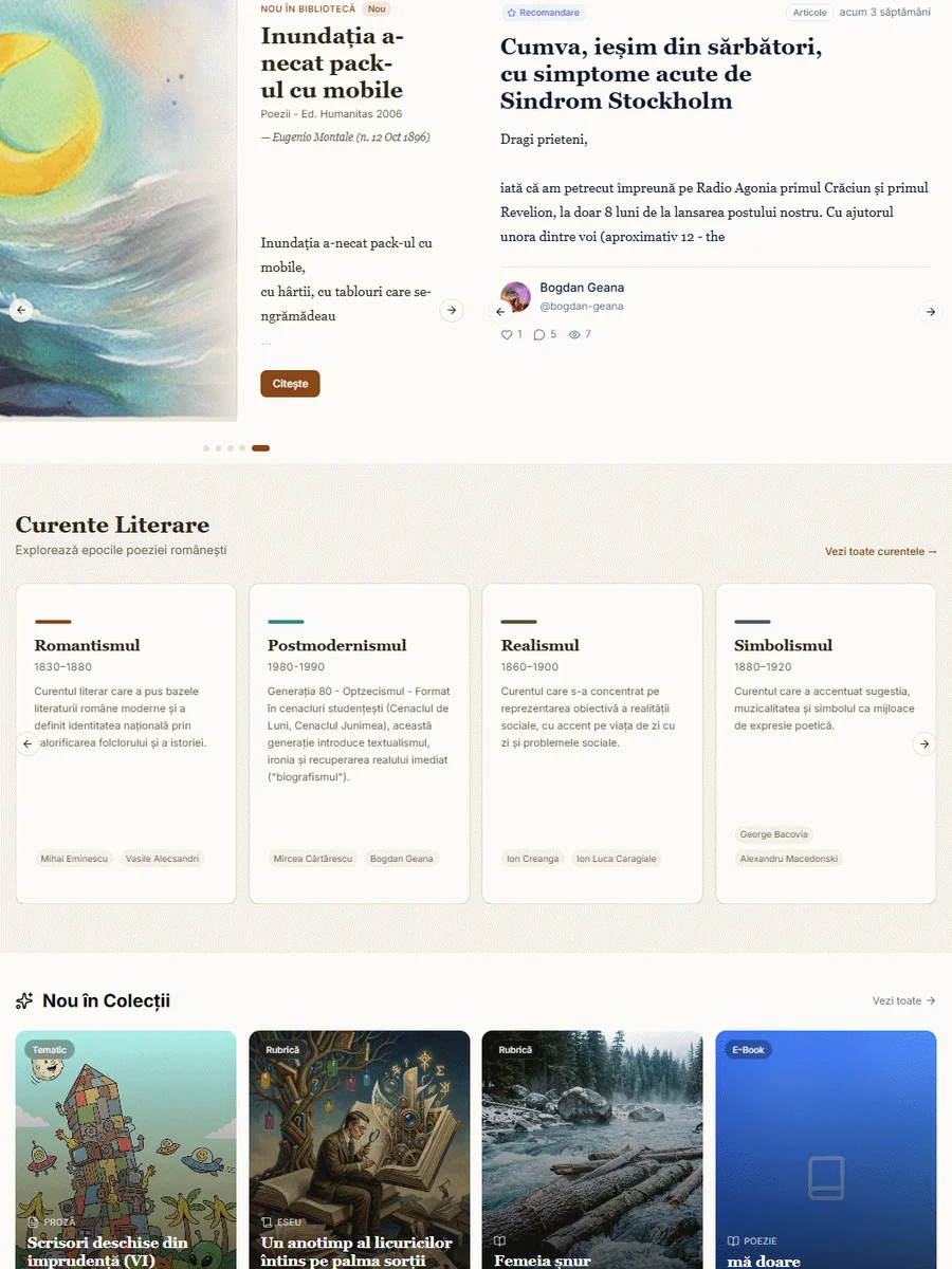 Copertă agonia.net istorie prezent viitor